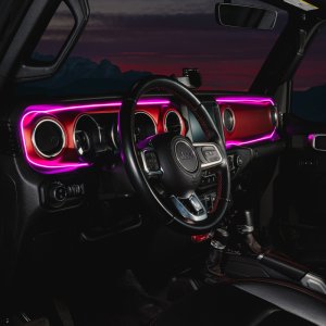 Jeep Wrangler JL LED Dash Strip Kit - Interior - ORACLE Lighting - Dynamic ColorSHIFT - `18-`23
